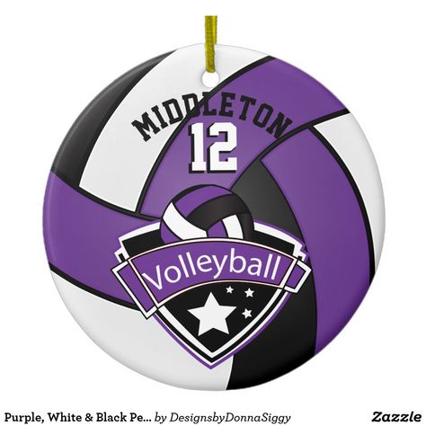 Purple, White & Black Personalize Volleyball 🏐 Juventus Logo, Soccer Ball, Ceramic Ornaments, Sport Team Logos, Volleyball, White Black, White And Black, Free Design, Tool Design