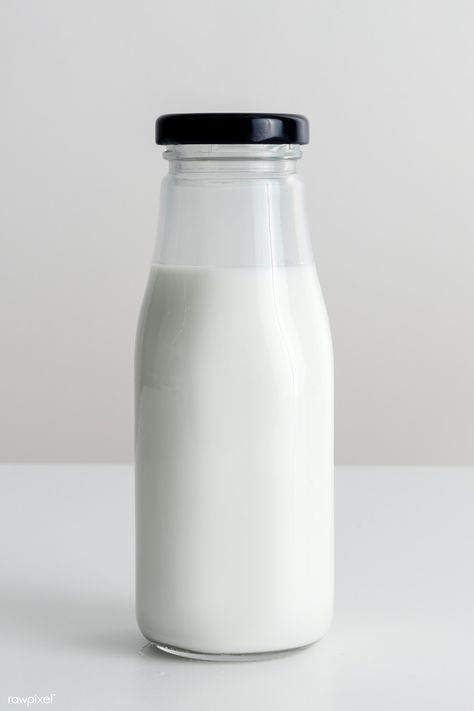 Yogurt Milk, Sweet Drinks, Fresh Milk, Free Product, Dairy Milk, Bottle Mockup, Milk Bottle, Authentic Design, Glass Bottle