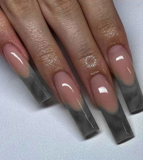 Easy Acrylic Ideas Nails, Long Square Acrylic Nails Designs, Square Acrylic Nails Long, Long And Short Nails, Popular Nail Shapes, Acrylic Nails Long, Nails Long Square, Drip Nails, Nails 2022