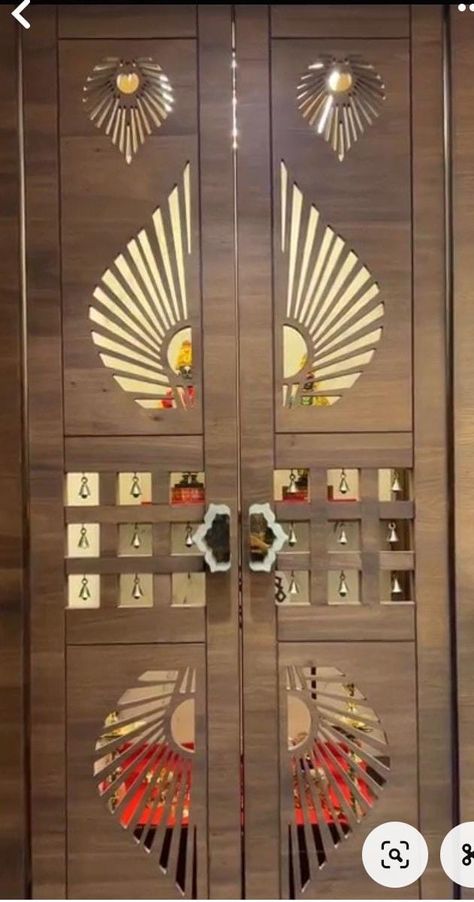 Mandir Door Cnc Design, Pooja Door Cnc Design, Mandir Door Design For Home, Pooja Room Door Design Modern, Puja Room Door Design, Mandir Doors, Latest Pooja Room Designs, Puja Room Door, Mandir Door Design