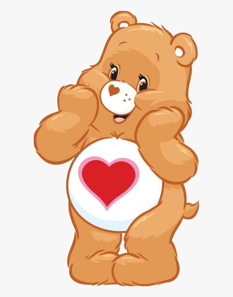 Tenderheart Bear | Care Bear Wiki | Fandom Care Bears Movie, Tenderheart Bear, Care Bear Tattoos, Care Bear Party, Care Bear Birthday, Baby Hug, Care Bears Cousins, Bear Drawing, Bear Birthday