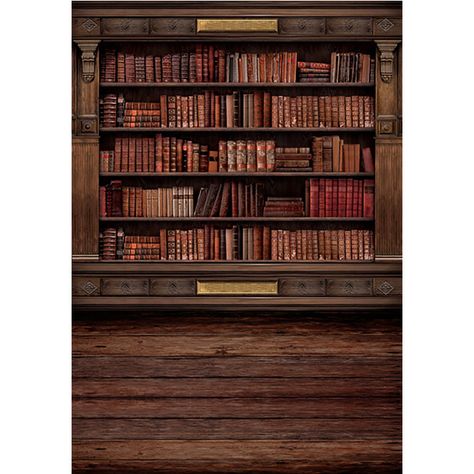 Book Backdrop, Vintage Backdrop, Background Photo Studio, Backdrops For Photography, Backdrops Kids, Vintage Bookshelf, Old Library, Fabric Photography, Kids Background