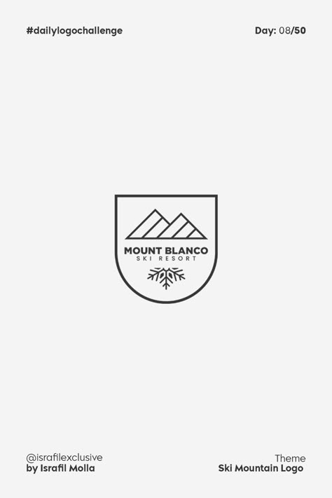 Welcome to the logo challenge. I hope guys like it the mount blanco ski resort logo. I'd to have some feedback Task: Ski Mountain Logo Created By israfilexclusive #dailylogochallenge #logodesigner #graphicdesign #branding #logoinspirations #logos #logodesigns #logoconcept #graphicdesigner #logotypes #dailylogo #logomaker #logodesign #logoinspiration #logomark #logoinspire #logochallenge #skiresort #brasspeak #logoideas #mountains #mountainlovers #snow #dribbbler #mountblanco #israfilexclusive Ski Resort Branding, Ski Branding, Moose Logo Design, Ski Club Logo, Ski Teacher, Camp Website, Snow Logo, Ski Logo, Teacher Logo