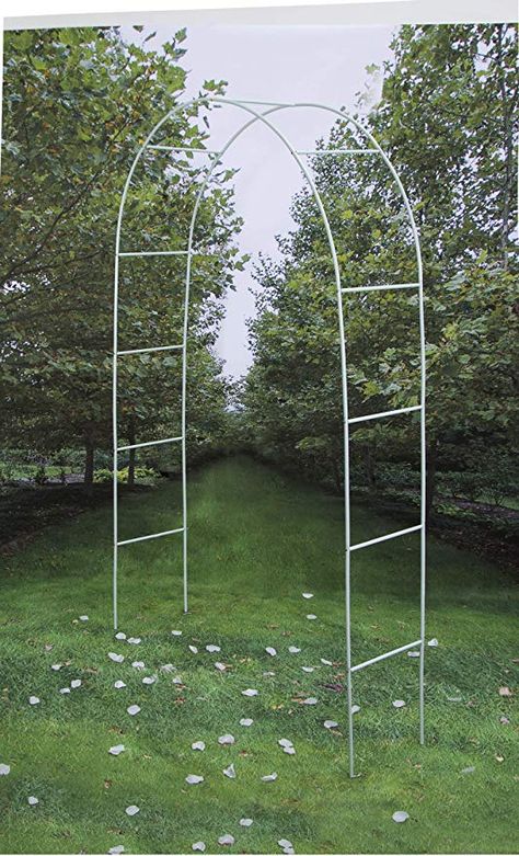 Simple Wedding Arch, Wedding Trellis, White Wedding Arch, Wedding Arches Outdoors, Climbing Plant Support, Garden Arch Trellis, Diy Wedding Arch, Wedding Archway, Arbors Trellis