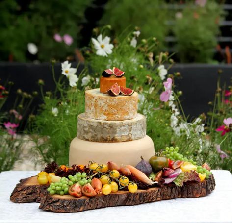 Cheese Table Wedding, Wedding Cheese Cakes, Wedding Cheese, Cheese Tower, Cheese Wedding, Cheese Wedding Cake, Wheel Cake, Cheese Table, Wedding Caterer