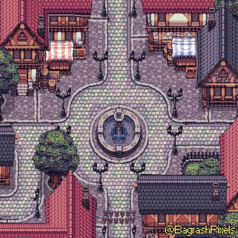 Bagrash (@BagrashPixels) / Twitter Pixel Architecture, 2d Rpg, Pixel City, Pixel Art Landscape, Pixel Game, Indie Game Art, Piskel Art, Pixel Art Background, Pixel Art Tutorial