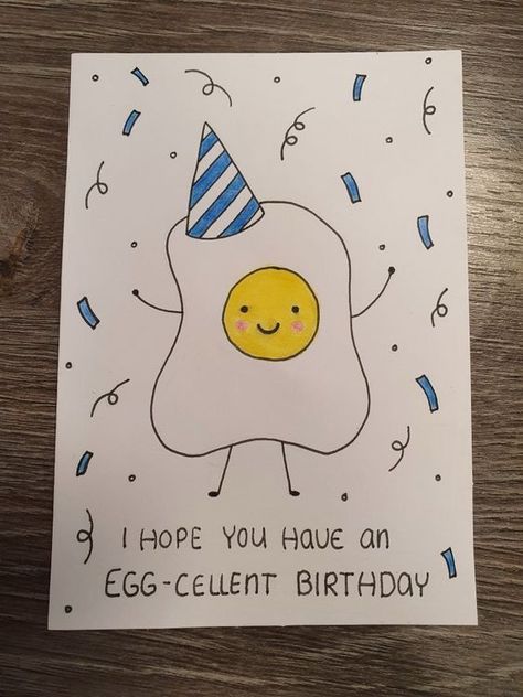 Easy Birthday Cards For Friends, Hbd Card Design, Letters Of Love Cards For Kids, Easy Birthday Cards Diy Simple, Bday Cards For Best Friend, Birthday Drawing Ideas Easy, Homemade Bday Cards, Happy Birthday Drawing Ideas Easy, Cute Homemade Birthday Cards