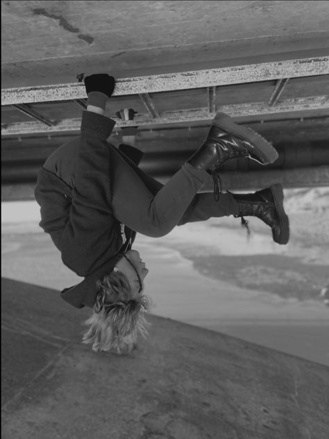 Industrial Photoshoot, Hanging Upside Down, Photo Idea, Upside Down