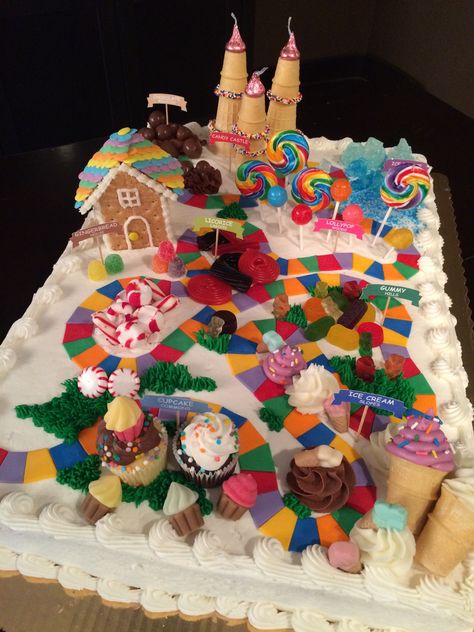 Candy Land Cake Candy Cane Lane Gingerbread House, Candyland Gingerbread House Ideas, Gingerbread House Winners, Gingerbread House Birthday Cake, Candy Land Gingerbread House Ideas, Gingerbread House Candyland, Gingerbread House Ideas For Kids, Candy Land Gingerbread House, Candy Land Cakes