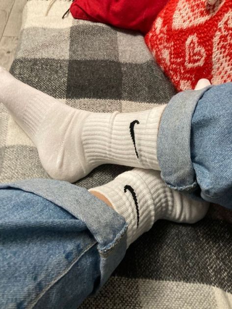 Nike Sock Outfits, Long Nike Socks Outfit, Nike Socks Aesthetic Outfit, Long Nike Socks, White Nike Socks Outfit, Long Socks Outfits, Nike Socks Aesthetic, Nike Socks Outfit, White Nike Socks