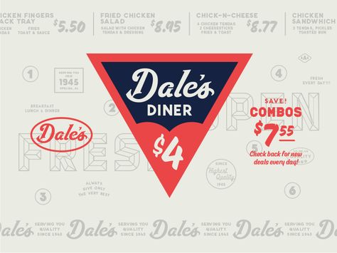 Diner Branding, Diner Logo, Coffee Shop Logo, Logo Minimal, American Diner, Logo Design Typography, Retro Logos, Vintage Typography, Logo Mark