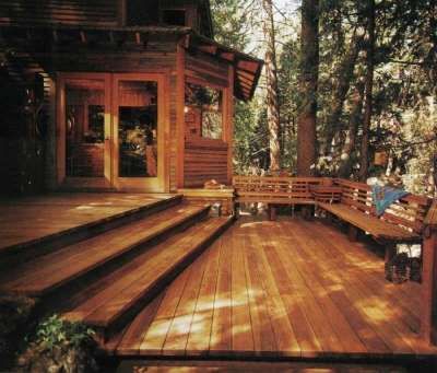 woodendecknow.blogspot.com Cabin Deck, Platform Deck, Redwood Decking, Backyard Patio Deck, Raised Platform, Wooden Deck, House Deck, Deck Plans, Diy Deck