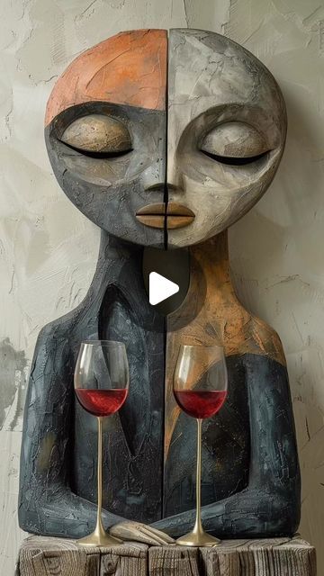 Neoprimitivism Art, Wine Art, Fine Wine, Art Abstrait, Ancient Art, Wine Lovers, Art Day, Sculpture Art, Muse