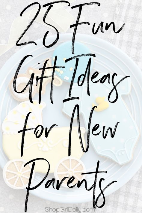 25 Fun Gift Ideas for New Parents: From cheap to a little pricier, we have a baby gift idea for everyone! via @shopgirldaily New Parent Gift Ideas, First Time Parents Gifts, Gift Ideas For New Parents, Unique Baby Gift Ideas, Useable Gifts, Bucket Gifts, Fun Gift Ideas, Diy Baby Gifts, Budget Gift