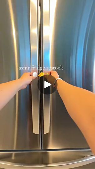 30K views · 721 reactions | 3 ASMR Fridge Restock  #restock #restockasmr #asmr #asmrsounds #sounds #satisfying #satisfyingsounds #asmrrestock #fridgerestock #fridgeorganization #Home #fridgegoals  #reels | Make Sure | Make Sure · Original audio Empty Food Stuff Fridge Video, Stocked Fridge Goals, Stocking Fridge, Restock And Refill Videos, Fridge Organization Videos, Fridge Organization Asmr, Diy Pantry Organization, Diy Pantry, Fridge Organization