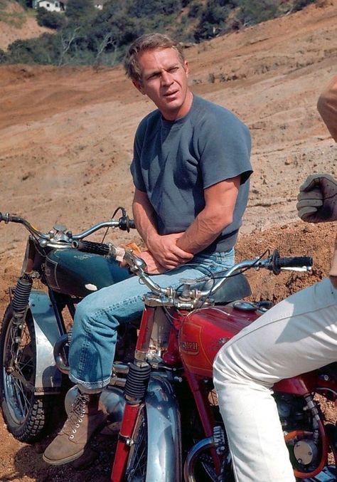 Actor Steve Mcqueen, Steve Mcqueen Style, Klasik Hollywood, Steven Mcqueen, Ali Macgraw, Steve Mc, Mc Queen, The Great Escape, Film Stars