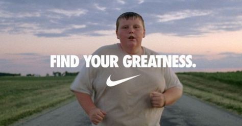 Ad Campaign deconstruction: Find Your Greatness (Nike) – The Pundit Nike Campaign, Old Nikes, Nike Motivation, Nike Ad, Sports Article, Men’s Fitness, Training Motivation, Fitness Motivation Quotes, Ad Campaign