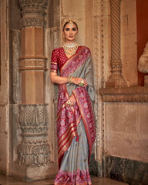 CATALOG: 14325 Price Range Rs. 1895/- Garb These Party Wear Saree in Fine Colored. These Saree And Blouse is Fabricated On S V P Silk. Its Beautified With Weaving Jari Border Pallu Designer With Printed. Just click on the link for any assistance: https://wa.me/919409462680 #ShortKurti #CasualWear #Fancy #Ethnic #Designer #Kurti #ShortKurti #Smart #Dress #Saree #SalwarKameez #EthnicDress #LoveForEthnic #FestiveWear #Shopping #Family #Gift #Girlish #Wedding #Function #Party #HerDress #Wardro... Lehenga Crop Top, Dress Saree, Saree And Blouse, Grey Saree, Lehenga Choli Wedding, Floral Lehenga, Party Wear Lehenga Choli, Patola Saree, Maroon Blouse