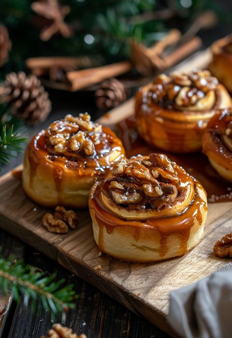 Learn How to Cook Sourdough Sticky Buns Recipe For Free | Recipes You'll Love, Made Easy! Christmas Sourdough Recipes, Sourdough Sticky Buns, Christmas Sourdough, Sourdough Christmas, Sticky Buns Recipe, Trendy Recipes, Sticky Buns Recipes, Cabin Designs, Baking Buns