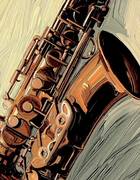 Saxophone Art, Arte Jazz, Instruments Art, Saxophones, Music Drawings, Jazz Art, Music Painting, Computer Art, Music Artwork