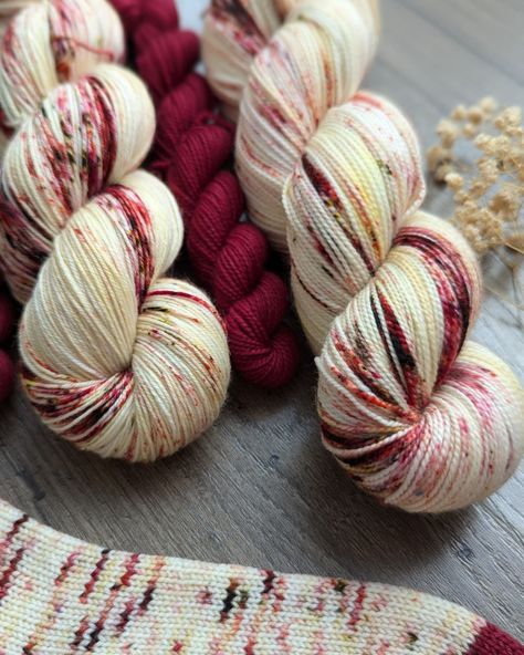 𝑺𝒖𝒏𝒓𝒊𝒔𝒆 has been restocked!☀️ #knitting #knittersgonnaknit #knittinglove #knittinginspiration #sockknitting #sockknittersofinstagram #handknitsocks #yarn #yarnlove #sockyarn #speckledyarn #handdyedyarn #birchgroveyarn Dyed Yarn Diy, Yarn Aesthetic, Hand Dyed Yarn Inspiration, Birch Grove, Dyeing Yarn, Fiber Crafts, Knitting Aesthetic, Hand Knit Socks, Yarn Inspiration