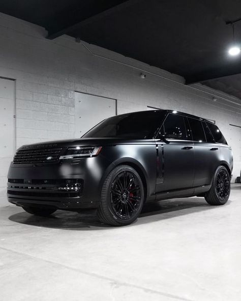 Black Range Rover Autobiography, Black Matte Range Rover, Matte Black Range Rover Sport, Range Rover Svr Black, Range Rover 2024 Black, Range Rover Black Matte, Black And White Range Rover, Blacked Out Range Rover, Range Rover Lumma Clr Rs