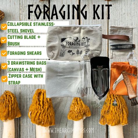 Diy Foraging Bag, Foraging Supplies, Foraging Bag Pattern, Foraging Bag, Crafty Witch, Sustainable Homestead, Homestead Ideas, Mushroom Hunting, Essential Oils Herbs