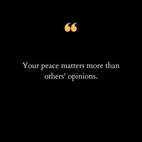 In a world where everyone has an opinion on everything you do, it's crucial to remember that your inner peace is what truly matters. Your mental and emotional well-being should always take precedence over the unsolicited advice and judgments of others. Imagine living a life where you're not constantly worrying about what others think. Where you make decisions based on what feels right for you, not based on the approval or disapproval of those around you. It's a liberating feeling, isn't it? ... Worrying About What Others Think, Matter Quotes, What Others Think, Unsolicited Advice, Wake Up Call, Advice Quotes, Your Opinion, My Opinions, Emotional Wellness