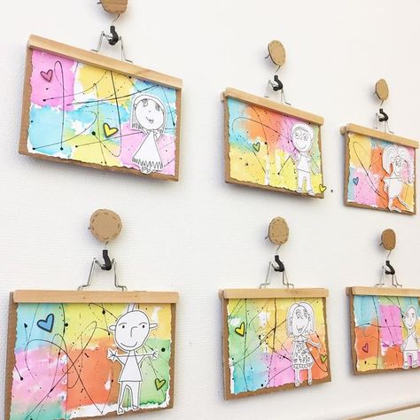 Kindy Classroom, Kindergarten Artwork, Preschool Artwork, September Art, Kindergarten Art Lessons, Kindergarten Projects, Kindergarten Art Projects, Cadeau Parents, Jr Art