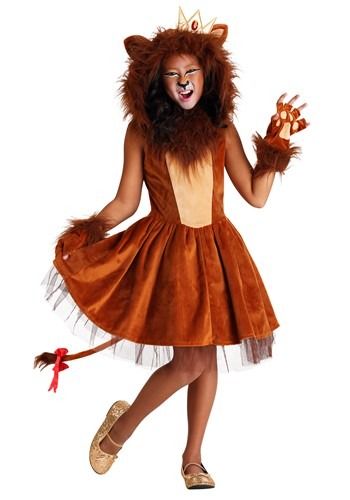 Girl Lion Dress, Beetlejuice Cartoon, Dress With Gloves, Lion Costume, Cowardly Lion, Wonderland Costumes, Black Halloween Dress, Animal Costumes, Dress Up Day