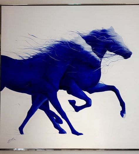 Horses Painting, Dubai, Horses, Google Search, Blue, Art