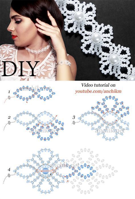 Seed Bead Tutorials, Beaded Necklace Patterns, Beading Patterns Free, Beaded Jewelry Tutorials, Necklace Patterns, Seed Bead Tutorial, Homemade Jewelry, Beaded Jewelry Patterns, Beading Tutorials