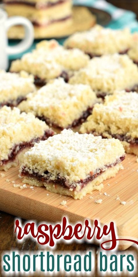 Raspberry Jam Bars Recipes, Raspberry Shortbread Bars Recipes, Raspberry Crumble Bars Recipes, Raspberry Bar Cookies, Raspberry Bar Cookies Recipes, Shortbread Bars With Jam, Shortbread Crumble Topping, Shortbread Cookie Crust Desserts, Recipes With Raspberry Jam