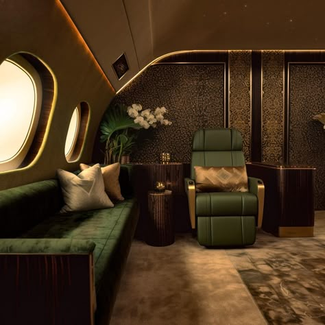 A New Golden Era of Private Aviation Plane Interior Design, Cruise Interior, Private Plane Interior, Private Aviation, Ancient Future, Airplane Interior, Wizz Air, Private Jet Interior, Luxury Jets