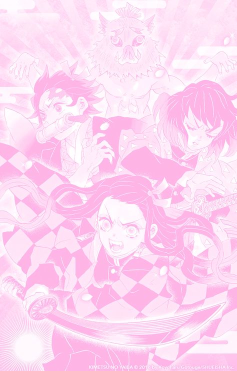 Aesthetic Pastel Wallpaper, Pastel Wallpaper, Wear Pink, Demon Slayer, Pastel Aesthetic, Pink Wallpaper, Anime Demon, Soft Pink, Iphone Wallpaper