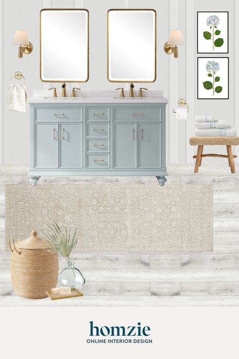 Feminine Bathroom Decor, Bathroom Decor Coastal, Classic Bathroom Decor, Modern Classic Bathroom, Bathroom Decor Modern, Feminine Bathroom, Bathroom Mood Board, Coastal Bathroom Decor, Neutral Bathroom Decor