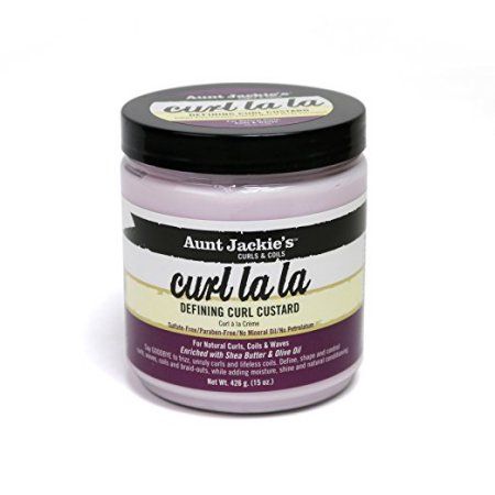 Aunt Jackies Curl La La Defining Curl Custard, 15 Ounce, Multicolor Best Curl Cream, Mixed Curly Hair, Curl Defining, Flax Seed Recipes, Natural Curls Hairstyles, Curly Girl Method, Curl Cream, Twist Outs, Defined Curls