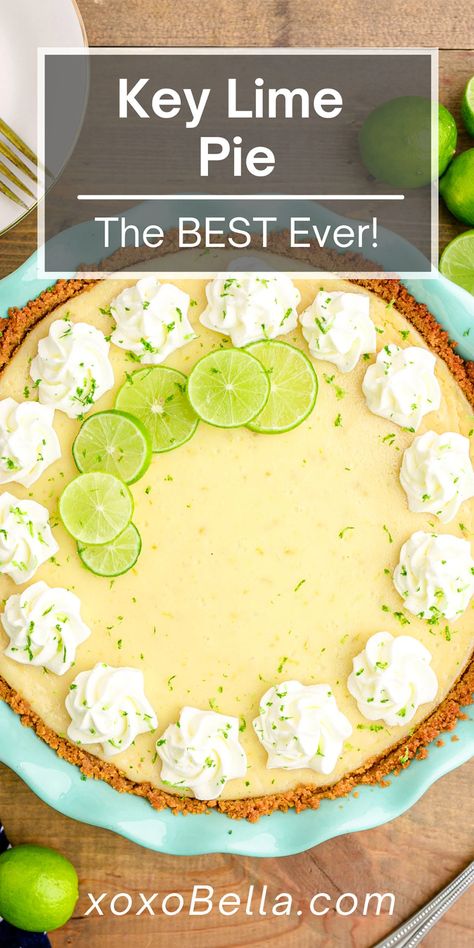 Florida Key Lime Pie Recipe, Authentic Key Lime Pie Recipe, Best Key Lime Pie Recipe, Lime Dessert, Key Lime Recipes, Key Lime Desserts, Key Lime Pie Easy, Key Lime Pie Recipe, Lime Desserts