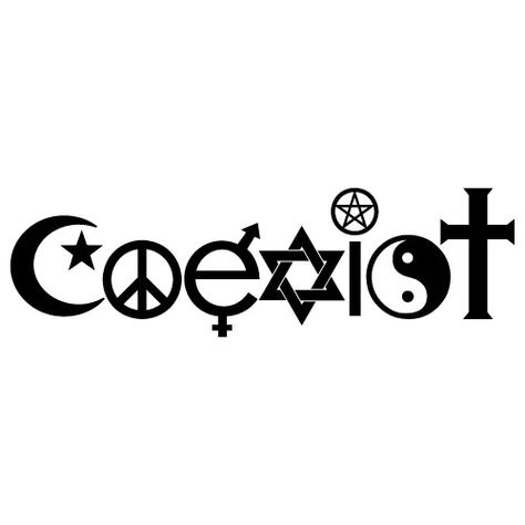 Christianity and Coexist - In a world that celebrates diversity and religious pluralism, it's essential for Christians to understand the distinctions between their faith and the popular “Coexist” movement. While both promote tolerance and harmony, the foundations and beliefs driving each are fundamentally different. Crust Pants, Bad Religion, Classroom Wall Decor, Way To Heaven, Jewish Women, In Christ Alone, Kings Day, World Religions, Gospel Of Jesus Christ