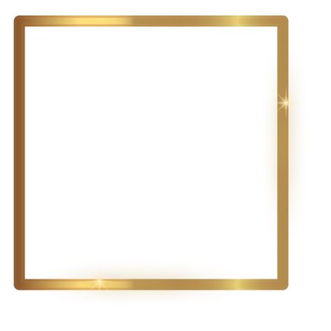 Golden Frame Png, Diy Cake Topper Printable, Write On Pictures, Marco Vintage, Square Background, Android Design, Square Logo, Frame Vector, Golden Frame