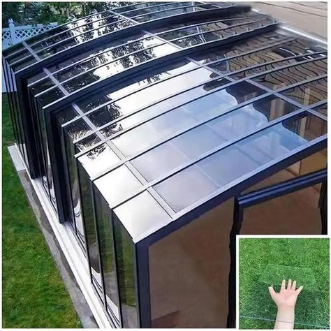 Polycarbonate Pc Solid Sheet 10 Mm Transparent Uv Polycarbonate Roof Polycarbonate Sheet Greenhouse Polycarbonate, Transparent Roof, Deck Awnings, Polycarbonate Sheet, Polycarbonate Roof, Polycarbonate Panels, Bullet Proof, Gazebo, Awning