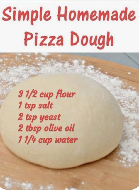 Dough Recipe Easy, Resep Sushi, Homemade Pizza Dough Recipe, Best Pizza Dough Recipe, Pizza Dough Recipe Easy, Best Pizza Dough, Easy Pizza Dough, Homemade Bread Recipes Easy, Easy Homemade Pizza