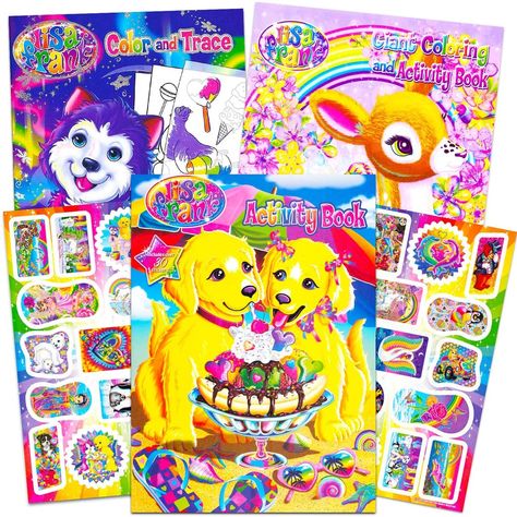 2000s Toys Nostalgia, Early 2000s Toys, Lisa Frank Coloring Books, 2000 Toys, 2000s Toys, Nostalgic Childhood, Childhood Aesthetic, Nostalgia 2000s, Lisa Frank Stickers