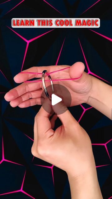 Ring Magic, Easy Magic Tricks, Magic Video, Easy Magic, Carpentry Projects, Magic Tricks, Viral Videos, Dip, Education