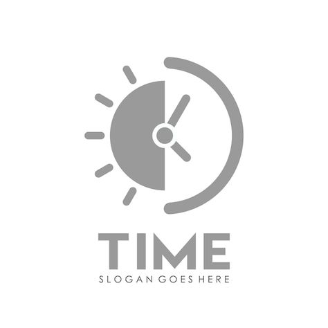 Time clock logo design template | Premium Vector #Freepik #vector #time-clock #clock-illustration #hour #stopwatch Clock Illustration Design, Clock Logo Design, Clock Typography, Time Logo Design, Tk Logo, Clock Logo, Track Logo, Clock Illustration, Wall Decor Inspiration