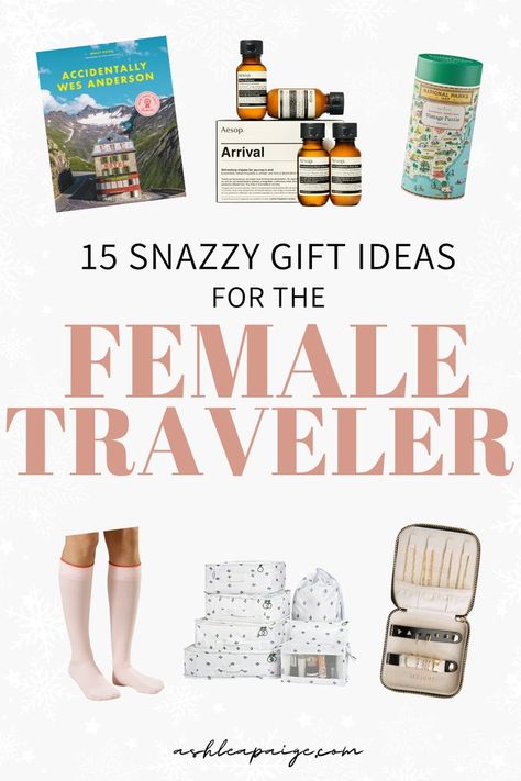 Gift For Traveler For Women, Gifts For Travelers Women Ideas, Travel Gifts Ideas For Women, Gifts For People Who Travel, Travel Gift Basket, Gift Ideas For Travelers, Women Adventure, Travel Gift Ideas, Gifts For Travelers