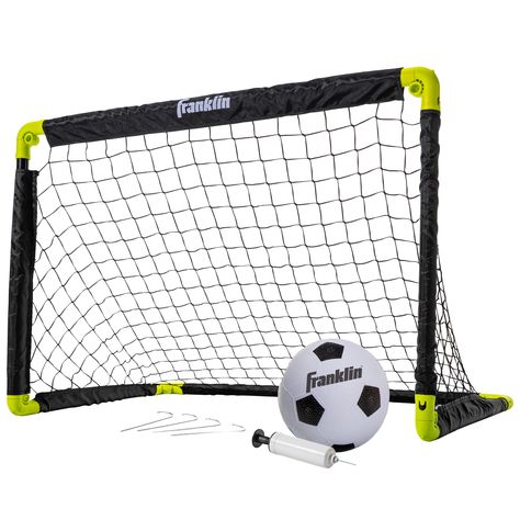 Free 2-day shipping. Buy Franklin Sports 3 Foot Insta-Set Soccer Set (Includes Soccer Goal, Soccer Ball, Inflation Pump and 4 stakes) at Walmart.com Kids Soccer Goal, Mini Soccer, Goal Net, Bow And Arrow Set, Indoor Soccer, Youth Soccer, Soccer Gear, Soccer Goal, Kids Soccer