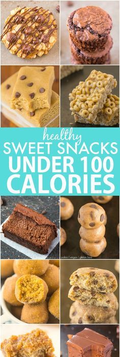 Weight Watcher Desserts, Paleo Snack, Calorie Snacks, Snacks Under 100 Calories, 100 Calorie Snacks, 100 Calorie, Under 100 Calories, Healthy Sweet Snacks, Clean Eating Desserts