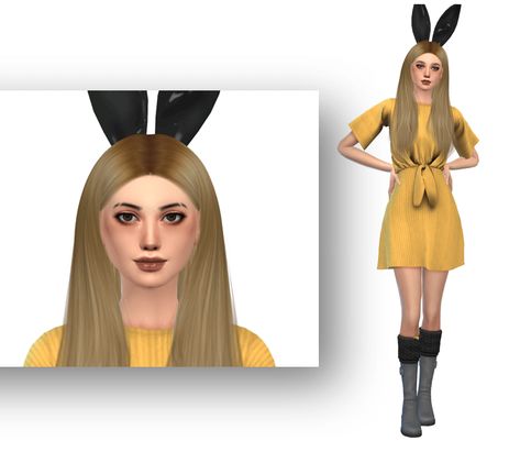 Sims 4 Cc Bunny Ears, Sims 4 Bunny Ears, Sims 4 Bunny Cc, Ariana Grande Dangerous, Ariana Grande Dangerous Woman, Bunny Mask, Fluffy Bunny, Bunny Costume, Bunny Outfit