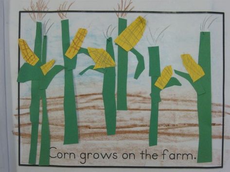 Farm Kindergarten Unit - Where Does Our Food Come From? Preschool Farm Crops Activity, Farm Food Crafts Preschool, Farms Kindergarten, Ckla Kindergarten Farms, Where Does Food Come From Activities, Farm Crafts For Kindergarten, Farming Activities For Preschool, Prek Farm Activities, Farm Preschool Activities Art Projects